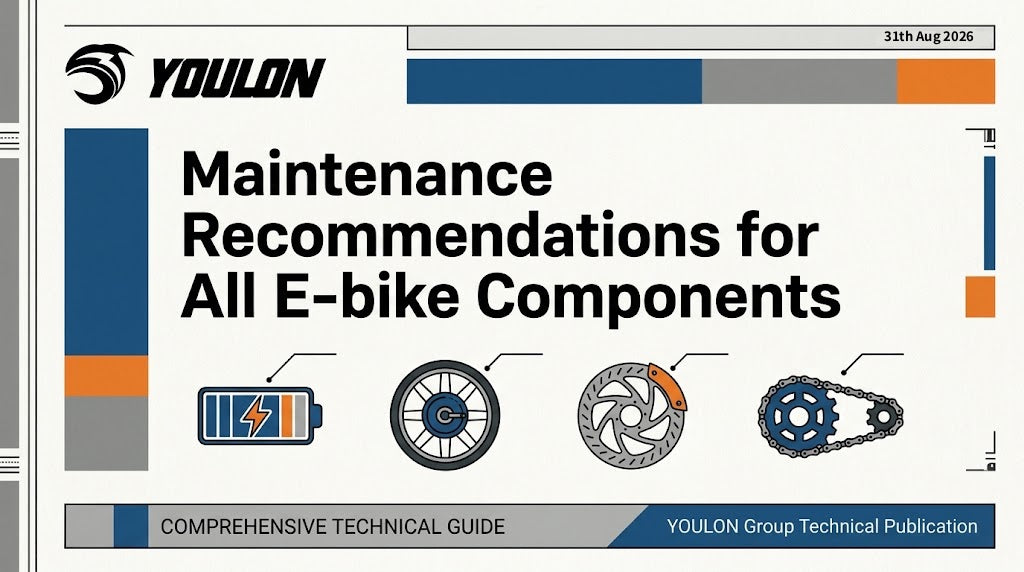 Maintenance Recommendations for All E-bike Components